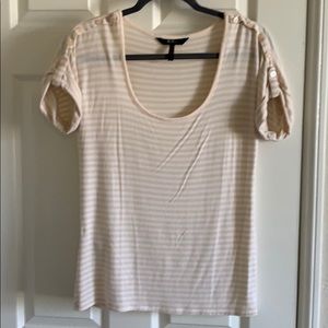BcbgParis soft striped tee